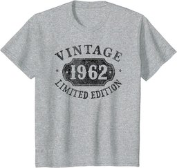 62 year old 62nd Birthday Male Female Him Her Limited 1962 T-Shirt