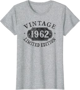 62 year old 62nd Birthday Male Female Him Her Limited 1962 T-Shirt