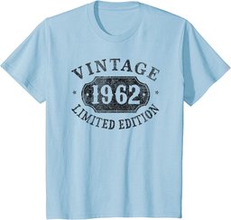 62 year old 62nd Birthday Male Female Him Her Limited 1962 T-Shirt
