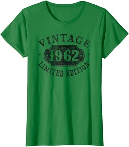 62 year old 62nd Birthday Male Female Him Her Limited 1962 T-Shirt