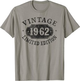 62 year old 62nd Birthday Male Female Him Her Limited 1962 T-Shirt