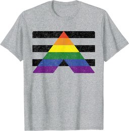 LGBT Straight Gay Ally Pride Flag For Hetero Men And Women T-Shirt