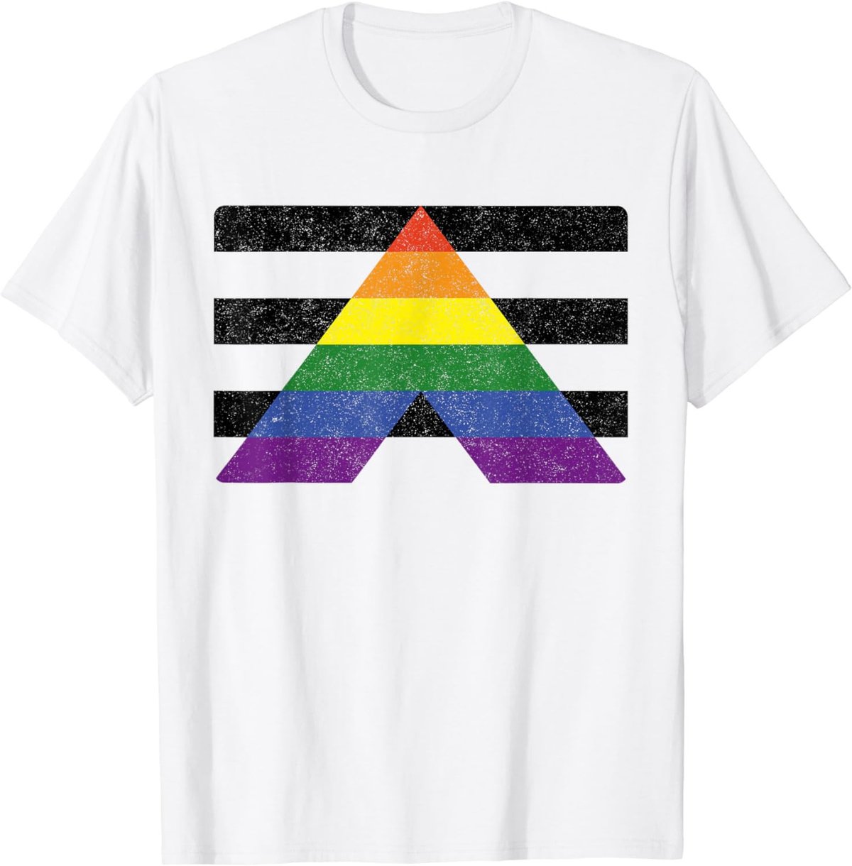 LGBT Straight Gay Ally Pride Flag For Hetero Men And Women T-Shirt