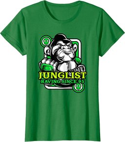 Junglist DnB Music Jungle 90s Drum And Bass Ape T-Shirt