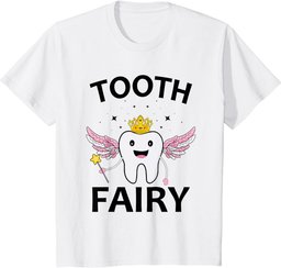 Tooth Fairy Halloween Costume Gift For Women Girls Kids T-Shirt