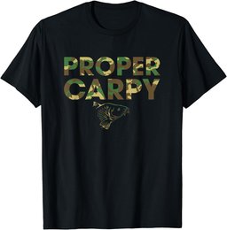 Carp Fishing Proper Carpy Design T-Shirt
