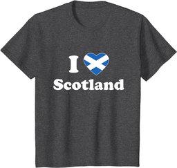I Love Scotland I Heart Scotland Scottish Gift T-Shirt