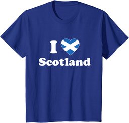 I Love Scotland I Heart Scotland Scottish Gift T-Shirt