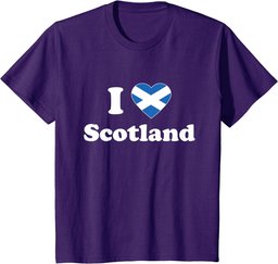 I Love Scotland I Heart Scotland Scottish Gift T-Shirt