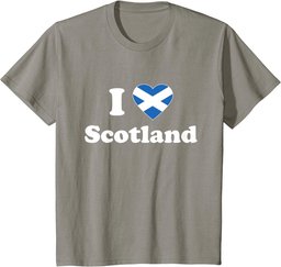 I Love Scotland I Heart Scotland Scottish Gift T-Shirt