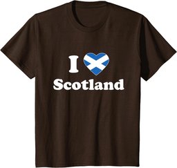 I Love Scotland I Heart Scotland Scottish Gift T-Shirt