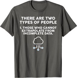 There are two kinds of people extrapolate geek joke design T-Shirt