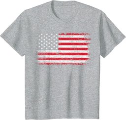 4th of July American Flag Vintage USA Men Women Patriotic T-Shirt