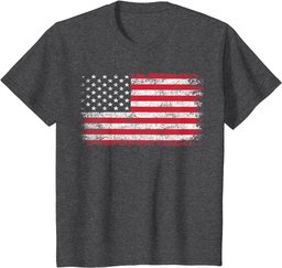 4th of July American Flag Vintage USA Men Women Patriotic T-Shirt