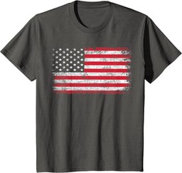 4th of July American Flag Vintage USA Men Women Patriotic T-Shirt