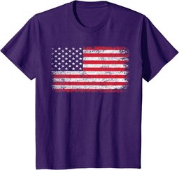 4th of July American Flag Vintage USA Men Women Patriotic T-Shirt