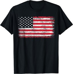 4th of July American Flag Vintage USA Men Women Patriotic T-Shirt