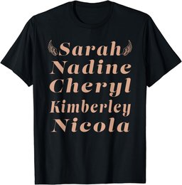Sarah Nadine Cheryl Kimberley Nicola Girls 2024 T-Shirt