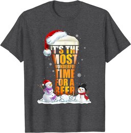 The Most Wonderful Time For A Beer T-shirt Beer Glasses T-Shirt