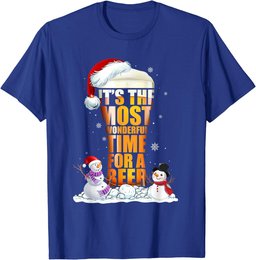 The Most Wonderful Time For A Beer T-shirt Beer Glasses T-Shirt