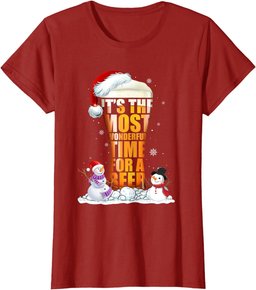 The Most Wonderful Time For A Beer T-shirt Beer Glasses T-Shirt