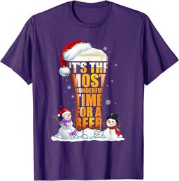The Most Wonderful Time For A Beer T-shirt Beer Glasses T-Shirt