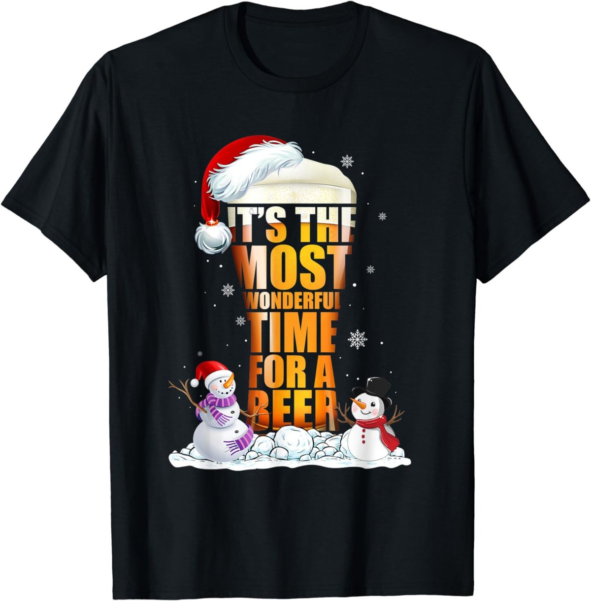 The Most Wonderful Time For A Beer T-shirt Beer Glasses T-Shirt