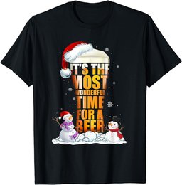 The Most Wonderful Time For A Beer T-shirt Beer Glasses T-Shirt