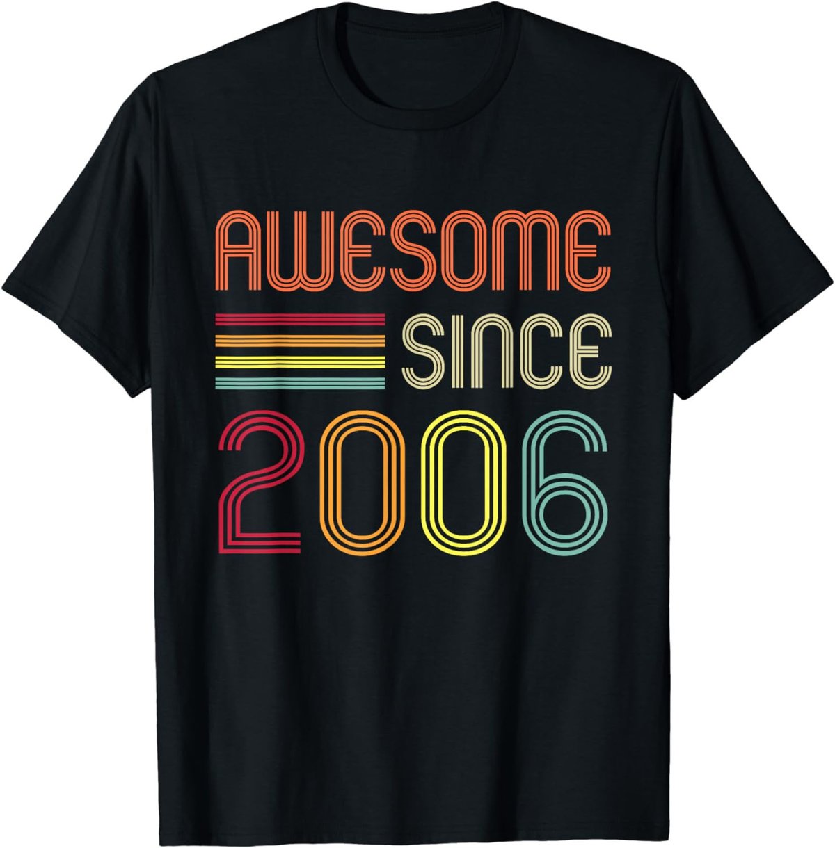 Awesome Since 2006 18th Birthday Retro T-Shirt