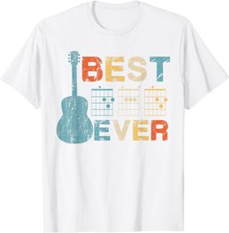 Best Dad Ever Guitar Chords Musician Funny Father Day Gift T-Shirt
