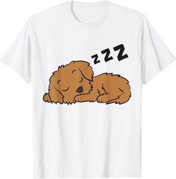 Cockapoo Dog Pajama Funny Sleeping Cockapoo T-Shirt