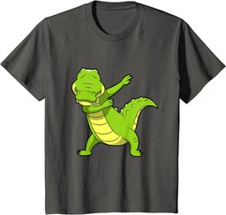 Dabbing Alligator T-shirt Crocodile shirt Men Women Kids T-Shirt