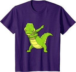 Dabbing Alligator T-shirt Crocodile shirt Men Women Kids T-Shirt
