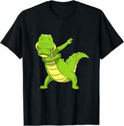 Dabbing Alligator T-shirt Crocodile shirt Men Women Kids T-Shirt