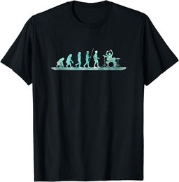 Evolution of the Drummer Funny Drumming Drums Evolution T-Shirt