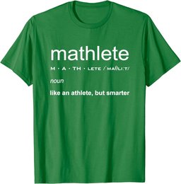 Mathlete Definition Funny Math Nerd T-Shirt