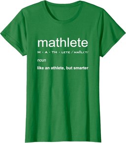 Mathlete Definition Funny Math Nerd T-Shirt