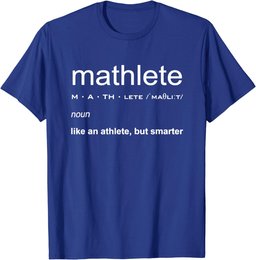 Mathlete Definition Funny Math Nerd T-Shirt