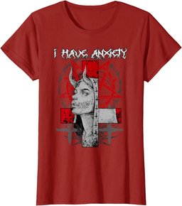 I Have Anxiety I Gothic Satanic Nun T-Shirt