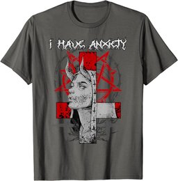 I Have Anxiety I Gothic Satanic Nun T-Shirt