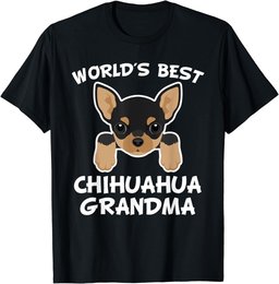 World's Best Chihuahua Grandma Dog Granddog T-Shirt T-Shirt