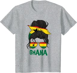 Ghana For Girl Ghanaian Flag for Women Ghana T-Shirt