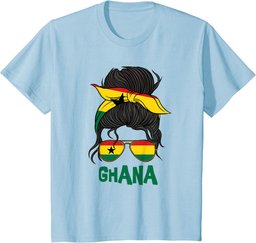 Ghana For Girl Ghanaian Flag for Women Ghana T-Shirt