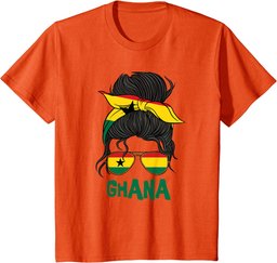 Ghana For Girl Ghanaian Flag for Women Ghana T-Shirt