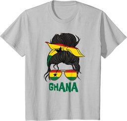 Ghana For Girl Ghanaian Flag for Women Ghana T-Shirt