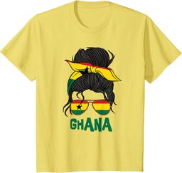 Ghana For Girl Ghanaian Flag for Women Ghana T-Shirt
