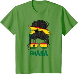 Ghana For Girl Ghanaian Flag for Women Ghana T-Shirt