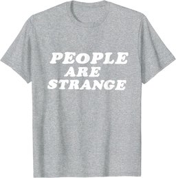 Funny People are Strange Nerd Geek Graphic T-Shirt