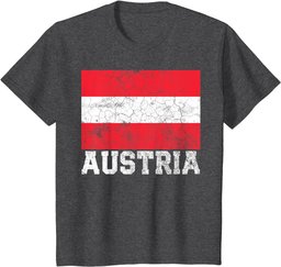 Austria Austrian Flag Pride Family Roots Men Women Kids Gift T-Shirt
