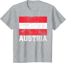 Austria Austrian Flag Pride Family Roots Men Women Kids Gift T-Shirt